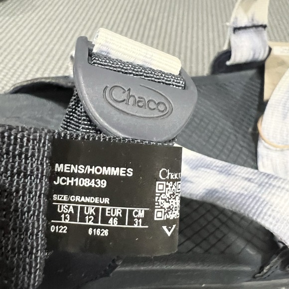 Chaco Lowdown Slide Size 13 M EU 46 Men's Sport Sandals Faded Blue Fog JCH108439 - Picture 10 of 10